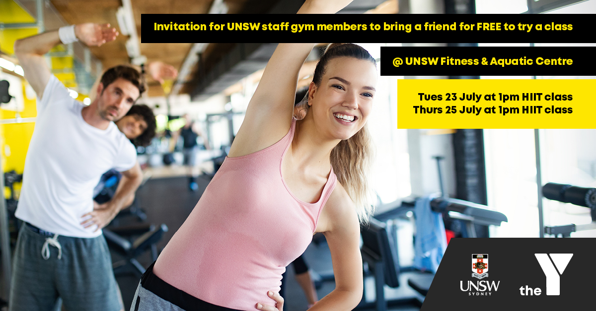 UNSW Staff 'Bring a friend for FREE'