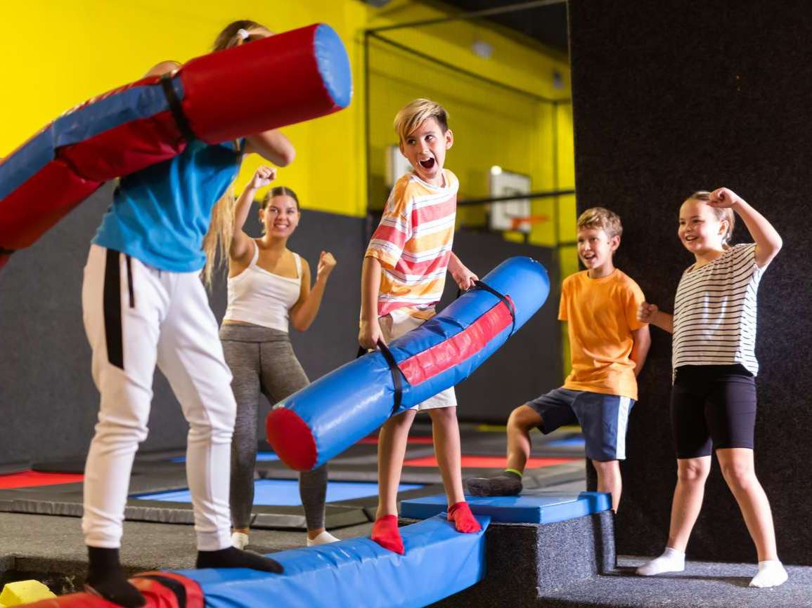 Ninja obstacle course holiday activity