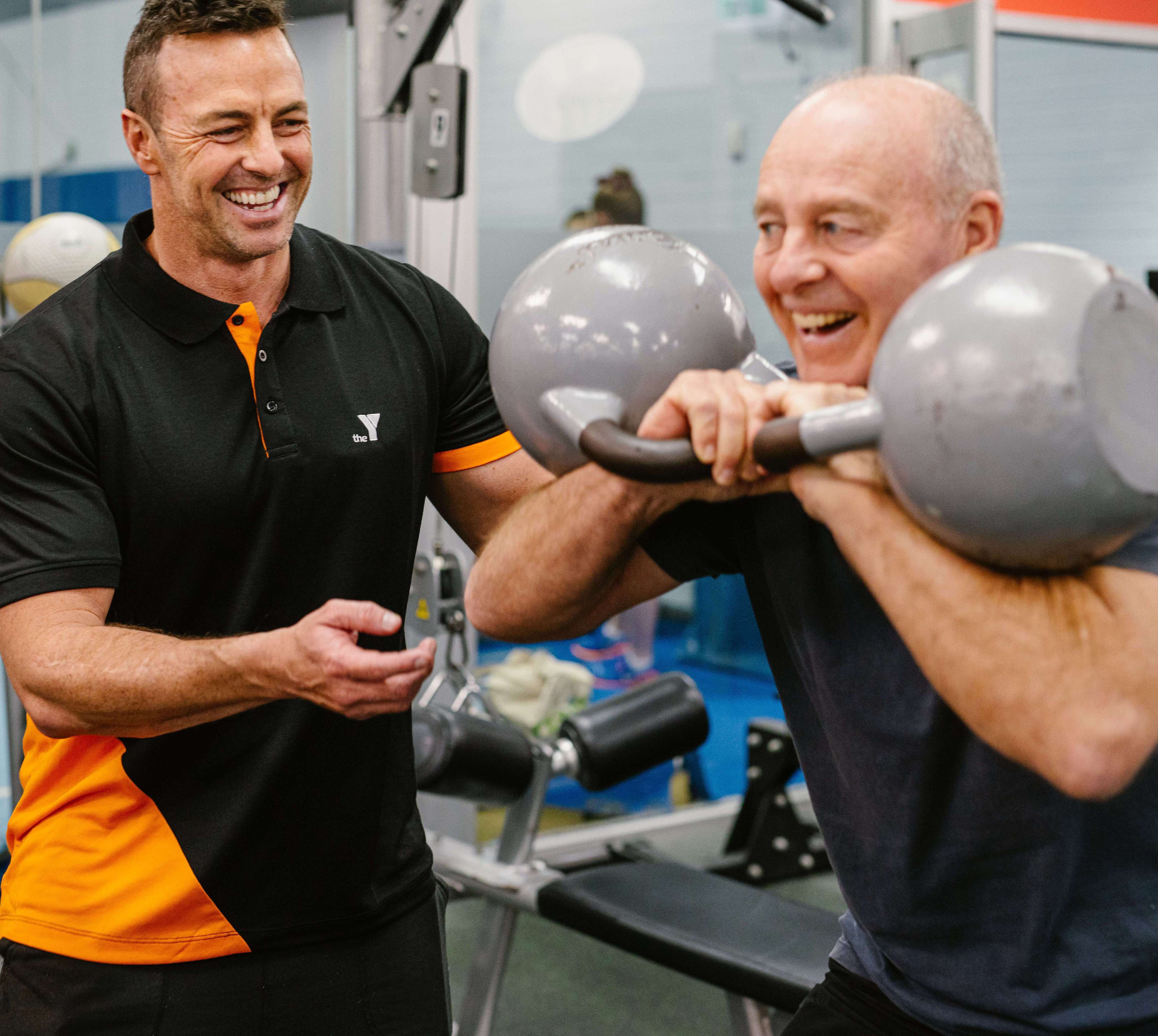 People enjoying sport and fitness at the Y