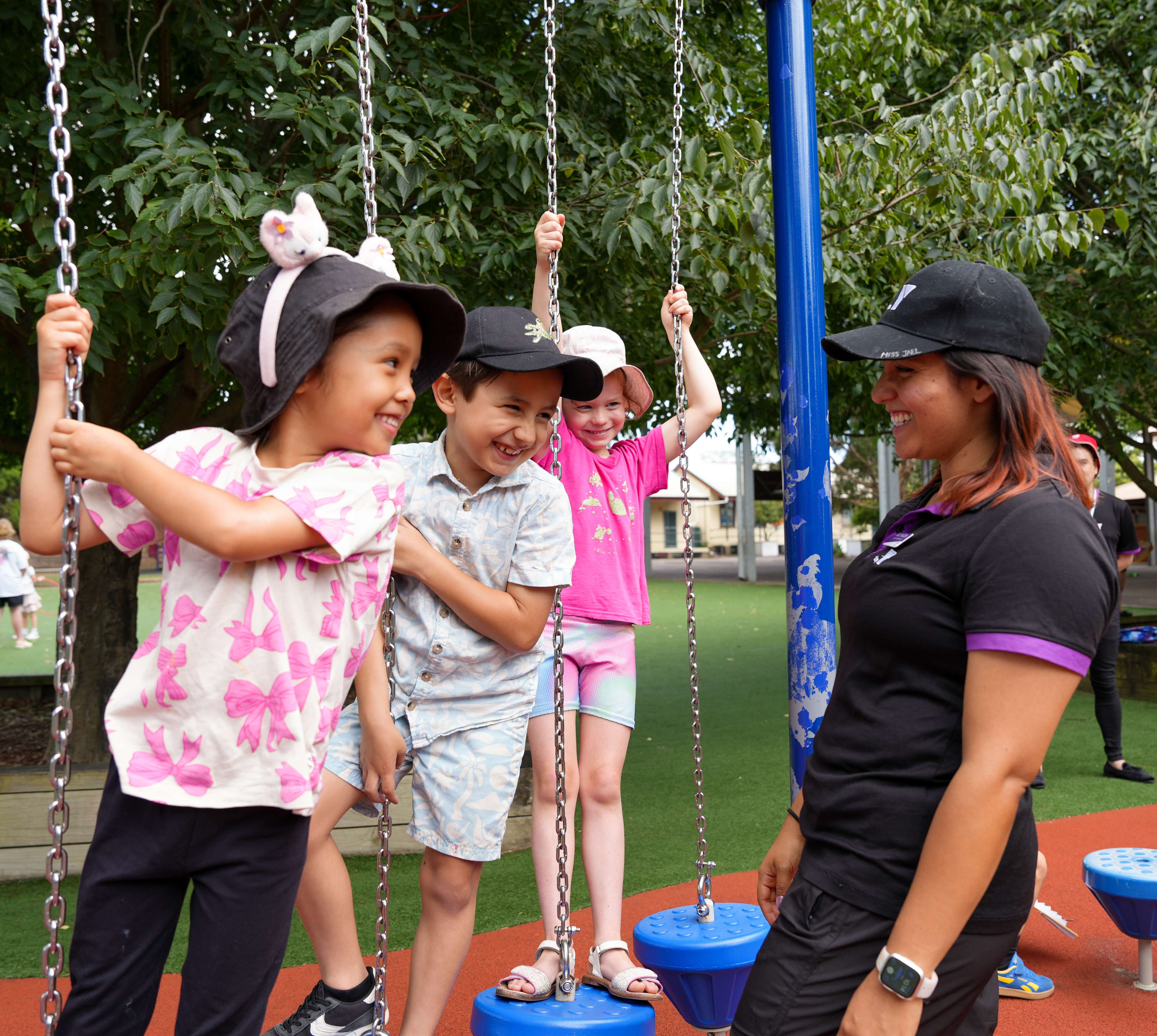 Children learning and playing at the Y