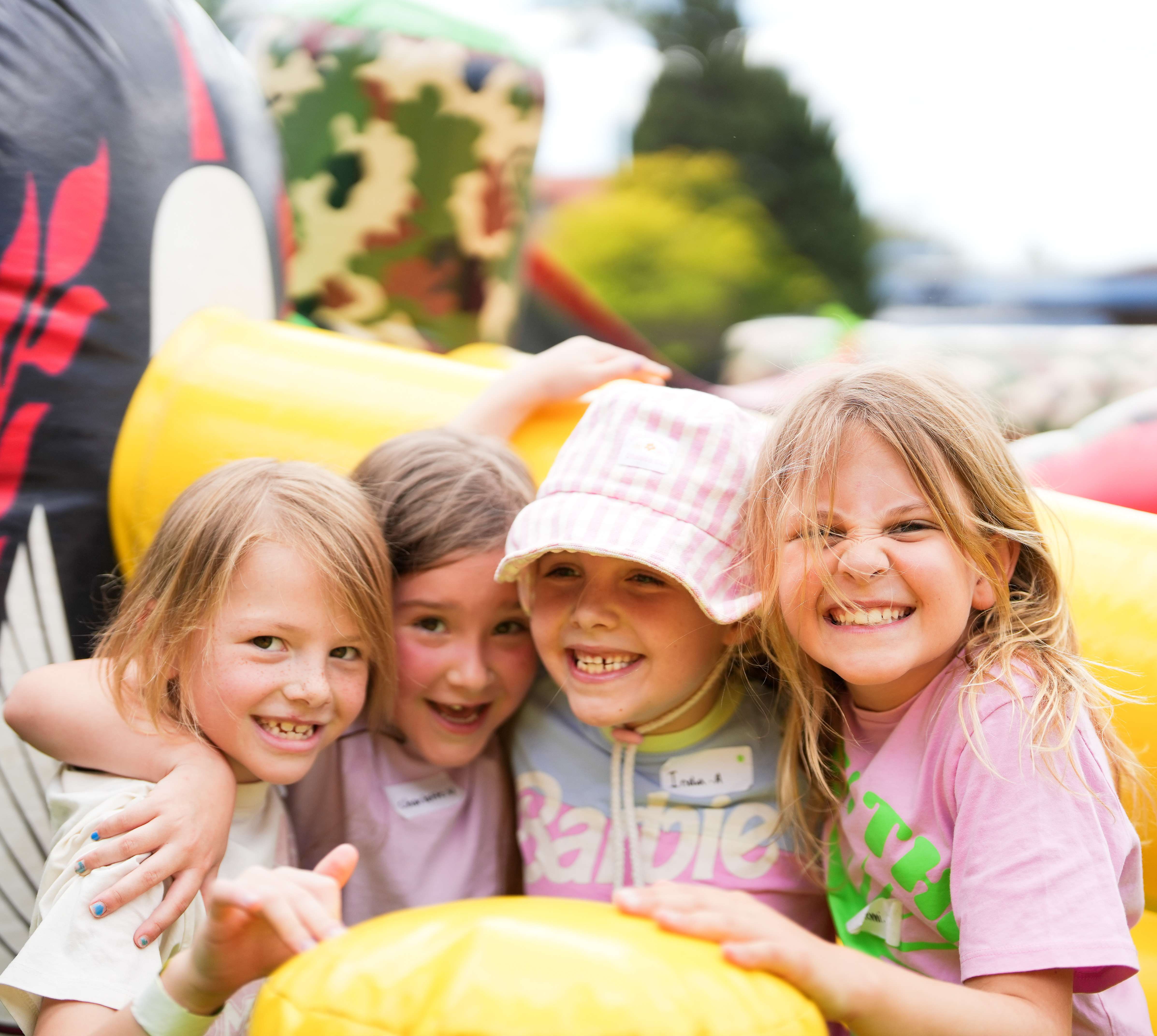 Children enjoying School Holiday Camps at the Y
