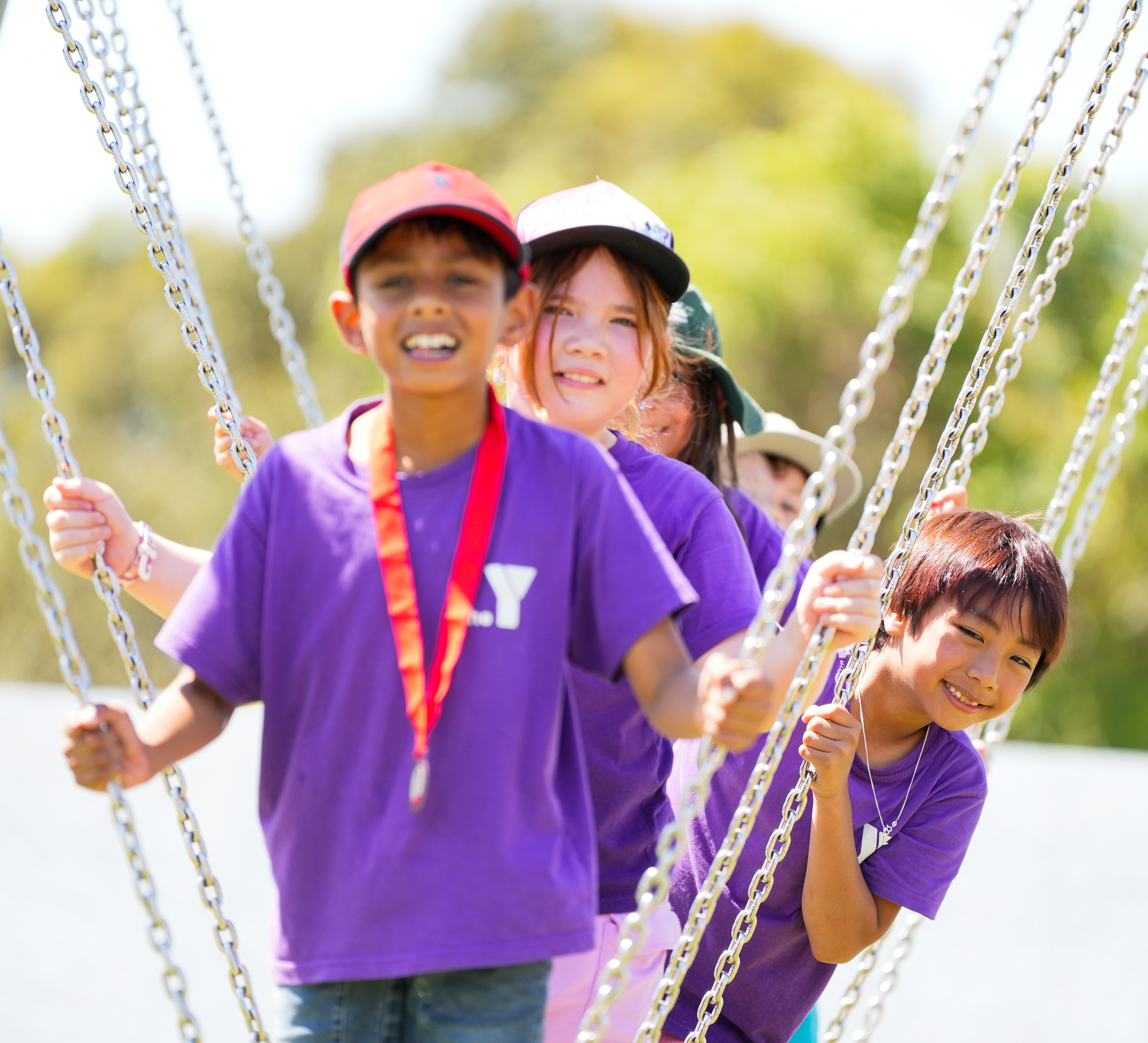 Children enjoying activities at the Y